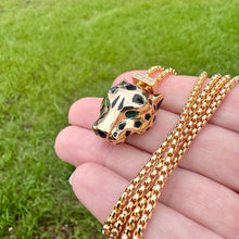 Загрузить изображение в средство просмотра галереи, Beautiful Jaguar Necklace jewelry. Powerful Sacred Amazonian Jewelry Totem animal pendant