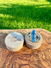 Загрузить изображение в средство просмотра галереи, Natural Kyanite Crystal Ring. Raw Kyanite Crystal ring. Throat Chakra balancing. Own Your voice chakra