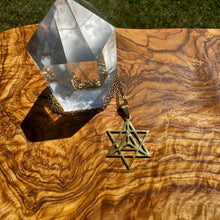 Загрузить изображение в средство просмотра галереи, Sacred Merkaba Necklace. Sacred Geometry jewelry. Manifestation symbol