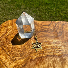 Загрузить изображение в средство просмотра галереи, Sacred Merkaba Necklace. Sacred Geometry jewelry. Manifestation symbol