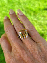 Load image into Gallery viewer, Natural Pure Citrine Ring Sterling Silver. Beautiful large citrine crystal ring. Healing crystals ring. Manipura chakra. Citrine Jewelry