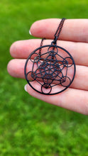 Загрузить изображение в средство просмотра галереи, Ожерелье Metatron Cube с сакральной геометрией. Ювелирные изделия для мужчин и женщин. Символ Вселенной. Метафизическое ожерелье