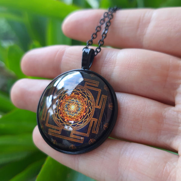 Sri Yantra🔥 Sacred Geometry Necklace