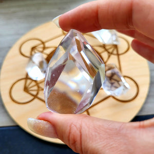 Прозрачный двухточечный кварцевый кристалл AAA чистоты. Кристаллы для медитации. Колдовские кристаллы Рэйки. Херкимер Даймонд