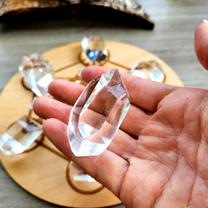 Прозрачный двухточечный кварцевый кристалл AAA чистоты. Кристаллы для медитации. Колдовские кристаллы Рэйки. Херкимер Даймонд