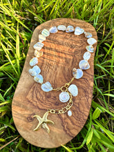 Load image into Gallery viewer, Natural Shell Necklace Florida beach Gulf Coast shell handmade. Beautiful Summer necklace boho jewelry. Shell jewelry
