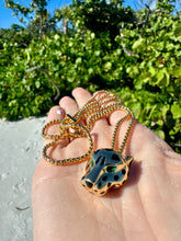 Load image into Gallery viewer, Beautiful Jaguar Necklace jewelry. Powerful Sacred Amazonian Jewelry Totem animal pendant
