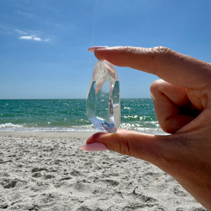 AAA Clear Quartz Crystal – Diamond-Like Clarity, Charged on New Moon & Ocean Ritual | High-Vibe Divine Frequency Stone.