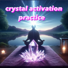 Load image into Gallery viewer, Manifest your dreams with crystals. Intention Crystal activation practice. Charge your crystal with your divine desire ( Video file)
