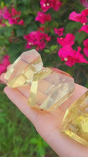 Load and play video in Gallery viewer, Genuine Pure Wild Citrine Crystal Natural High Altitude natural Citrine. Manipura Chakra. Wealth and abundance crystal
