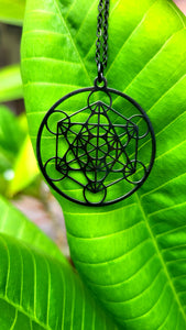 Metatron Cube Necklace Sacred Geometry Jewelry for men and women. Symbol of The Universe. Metaphysical necklace