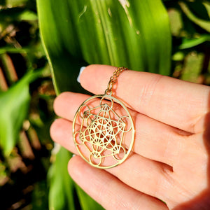 Metatron Cube Necklace Sacred Geometry Jewelry Gold and Rose Gold Symbol of The Universe. Metaphysical Necklace. Symbol of The Universe.
