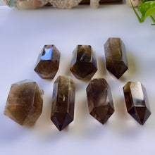 Load image into Gallery viewer, Natural Smoky Quartz Citrine Double Terminated. Manipura Chakra. Attract money and abundance. Meditation crystal, Witchcraft. Reiki healing

