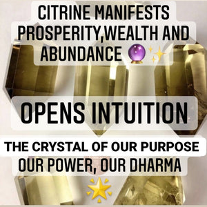 Natural Citrine Crystal Double Terminated. Smoky Citrine Healing Crystals. Manipura Chakra, Abundance Crystals, Attract Wealth and Money.