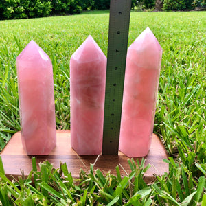 Обелиск из мадагаскарского розового кварца весом 3,2 фунта. Кристалл любви, Сердечная чакра, Кристаллы домашнего декора, медитация