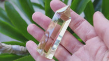 Load and play video in Gallery viewer, Natural Pure Citrine Point Obelisk. High Altitude. Metaphysical Crystals, Manipura Chakra, Wealth, Abundance Crystals, Solar Plexus Chakra
