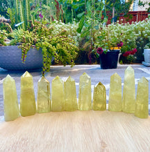 Load image into Gallery viewer, Citrine Lemon Obelisk Tower. Natural Healing Crystal. Citrine Obelisk, Solar Plexus Manipura Chakra, Wealth Money Crystal, Reiki Energy
