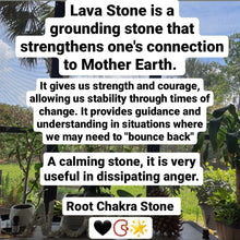 Загрузить изображение в средство просмотра галереи, Натуральные бусины LAVA Rock STONE мала 108 шт. Камень корневой чакры. Мала для медитации и духовных практик
